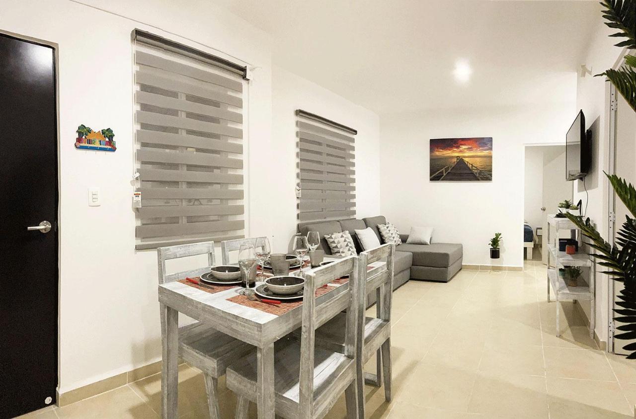 Angels Beach Condo Con Piscina, Parking Y Parque 普拉亚卡门 外观 照片