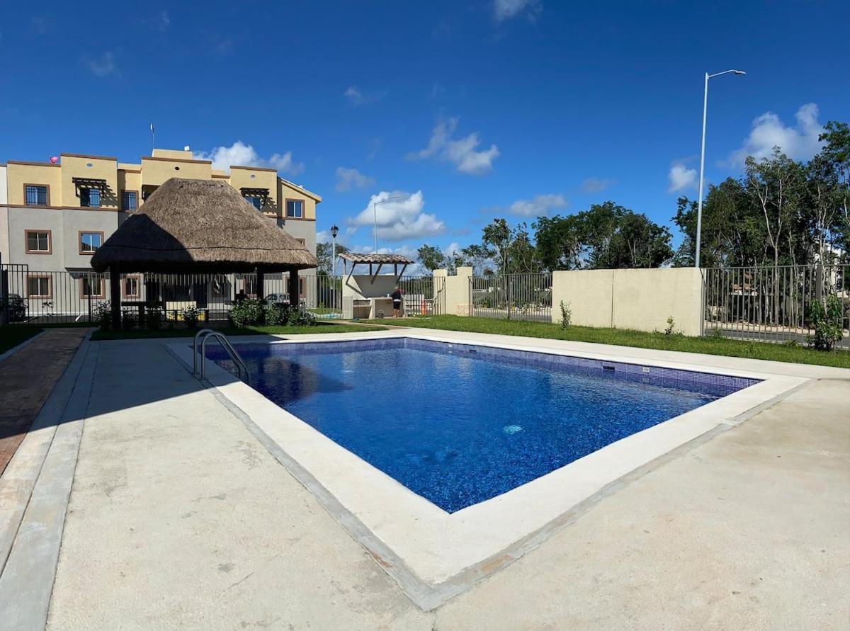 Angels Beach Condo Con Piscina, Parking Y Parque 普拉亚卡门 外观 照片