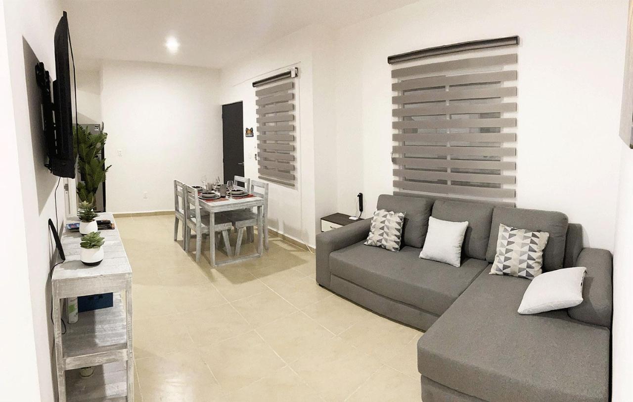 Angels Beach Condo Con Piscina, Parking Y Parque 普拉亚卡门 外观 照片